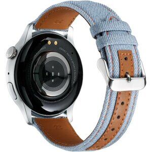 NEW Samsung Galaxy Denim Leather Watch Band